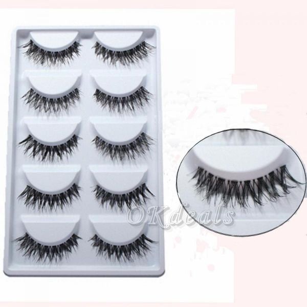 false eyelashes 5 pairs beauty makeup handmade natural fashion long eye lashes tool women cosmetic
false eyelashes 5 pairs beauty makeup handmade natural fashion long eye lashes tool women cosmetic