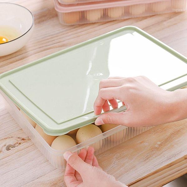storage bottles & jars single-layer 24 grid refrigerator egg holder box food savers space tray 203f
storage bottles & jars single-layer 24 grid refrigerator egg holder box food savers space tray 203f