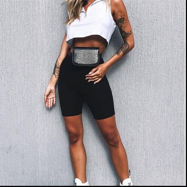 womens short summer vintage high waist shorts women biker cotton neon green black sweatpants clothing pantalones, White;black
womens short summer vintage high waist shorts women biker cotton neon green black sweatpants clothing pantalones, White;black