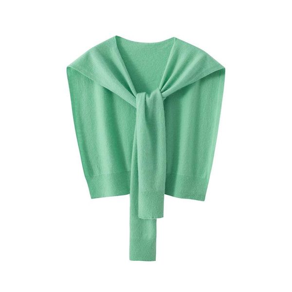 scarves spring autumn cashmere knitted shawl with female high-end summer skirt fashionable knot shoulder small coat, Blue;gray
scarves spring autumn cashmere knitted shawl with female high-end summer skirt fashionable knot shoulder small coat, Blue;gray