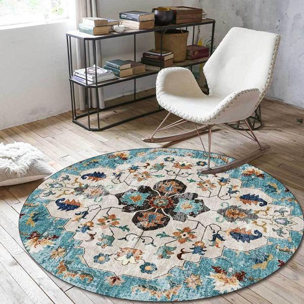 carpets jq retro round carpet for livingroom big ethnic style bedroom area rugs computer chair anti slip rug vintage floral floor mats
carpets jq retro round carpet for livingroom big ethnic style bedroom area rugs computer chair anti slip rug vintage floral floor mats