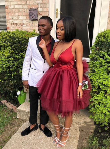 cocktail party bride dresses spaghetti v neckline prom dress tiered tulle short club wear women special occasion gowns, Black
cocktail party bride dresses spaghetti v neckline prom dress tiered tulle short club wear women special occasion gowns, Black