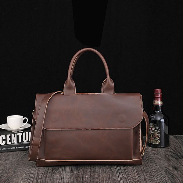 briefcases 2021 men's handbag korean version crazy horse skin one shoulder messenger business computer briefcase
briefcases 2021 men's handbag korean version crazy horse skin one shoulder messenger business computer briefcase