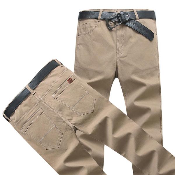 men's pants brand autumn winter fashion 2021 slim straight men casual 100% pure cotton man trousers plus size 40 42 44 46, Black
men's pants brand autumn winter fashion 2021 slim straight men casual 100% pure cotton man trousers plus size 40 42 44 46, Black