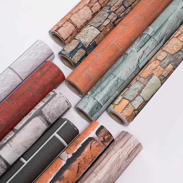 wallpapers home decor vintage brick wall paper self-adhesive waterproof restaurant living room background stickers balcony decoration
wallpapers home decor vintage brick wall paper self-adhesive waterproof restaurant living room background stickers balcony decoration