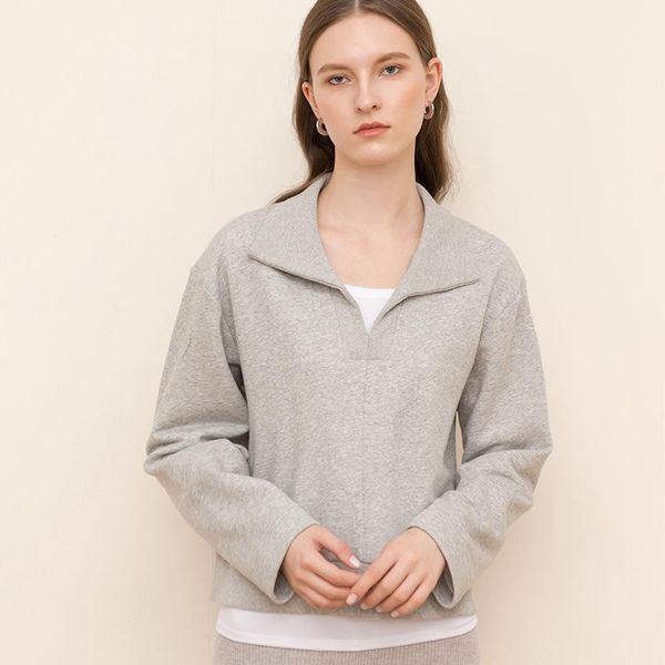 women's sweaters ladies knitted sweater turn-down collar long sleeve solid pullover 2021 korean fashion casual harajuku, White;black
women's sweaters ladies knitted sweater turn-down collar long sleeve solid pullover 2021 korean fashion casual harajuku, White;black