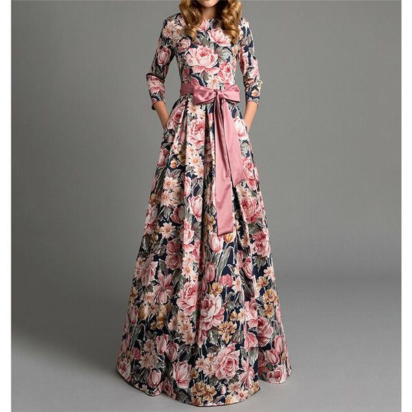 casual dresses bohemian printing floral long dress o-neck three quarter sleeve women autumn winter maxi elegant vestidos de, Black;gray
casual dresses bohemian printing floral long dress o-neck three quarter sleeve women autumn winter maxi elegant vestidos de, Black;gray