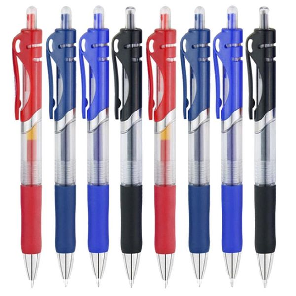 8pcs/set retractable gel pen 0.5 mm black blue red ink colored writing tools school office supplies stationery pens
8pcs/set retractable gel pen 0.5 mm black blue red ink colored writing tools school office supplies stationery pens