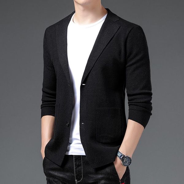 men's suits & blazers designer brand plain casual slim fit fashion night mens knitted blazer suite jacket elegant clothing 2021, White;black
men's suits & blazers designer brand plain casual slim fit fashion night mens knitted blazer suite jacket elegant clothing 2021, White;black