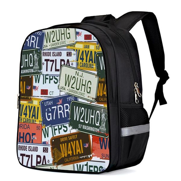 backpack personality label car license plate simple student schoolbag boys and girls backpacks fashion
backpack personality label car license plate simple student schoolbag boys and girls backpacks fashion