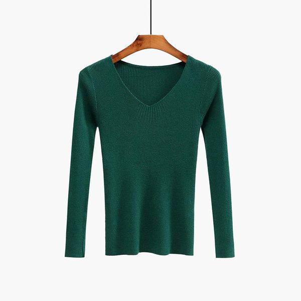 women's sweaters 2021 autumn spring korean style slim bodycon women sweater clothes long sleeve v collar solid color bottoming knitwear, White;black
women's sweaters 2021 autumn spring korean style slim bodycon women sweater clothes long sleeve v collar solid color bottoming knitwear, White;black