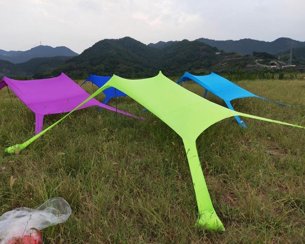 tents outdoor camping 2.1x2.1m beach tent lycra canopy sunshade cool and shelters