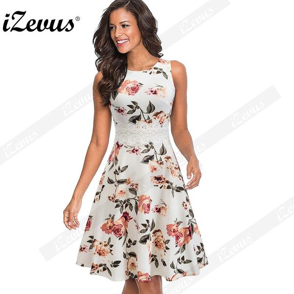 women summer dresses elegant floral lace patchwork sleeveless solid o-neck slim collect waist a-line party business dress casual, Black;gray
women summer dresses elegant floral lace patchwork sleeveless solid o-neck slim collect waist a-line party business dress casual, Black;gray