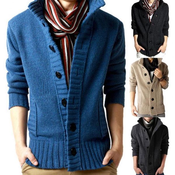 men's sweaters men cardigan comfy sweater jacket side pockets cold resistant trendy buttons closure knitted, White;black
men's sweaters men cardigan comfy sweater jacket side pockets cold resistant trendy buttons closure knitted, White;black