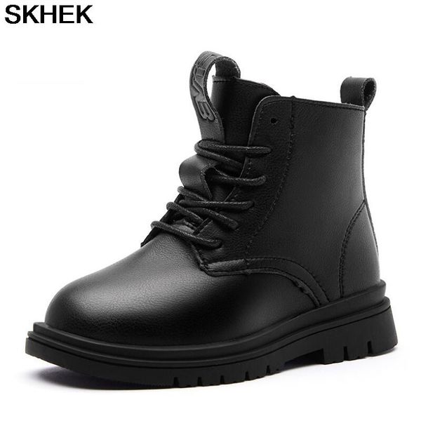 boots skhek spring autumn girls black leather ankle shoes for kids soft bottom comfortable casual children, Black;grey
boots skhek spring autumn girls black leather ankle shoes for kids soft bottom comfortable casual children, Black;grey
