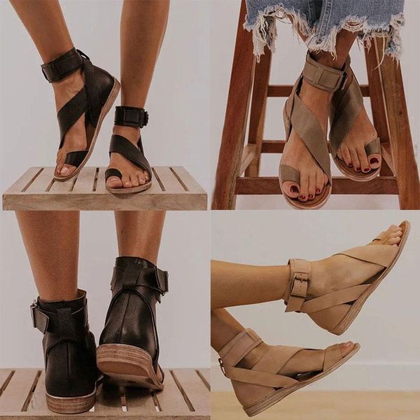 bohemia women shoes sandals casual summer fashion roman low heel female ladies buckles beach flip flop sandalia, Black
bohemia women shoes sandals casual summer fashion roman low heel female ladies buckles beach flip flop sandalia, Black