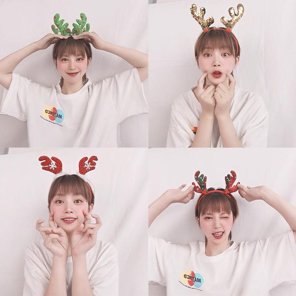 christmas antlers hat headband decorations year presents regalo kids adults xmas party masquerade decor
christmas antlers hat headband decorations year presents regalo kids adults xmas party masquerade decor