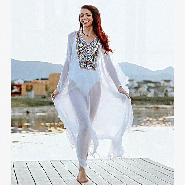 plus size cover up summer long beach dress wear coverup tunics beachwear bathing suit women ups pareos de playa mujer women's swimwear, White;black
plus size cover up summer long beach dress wear coverup tunics beachwear bathing suit women ups pareos de playa mujer women's swimwear, White;black