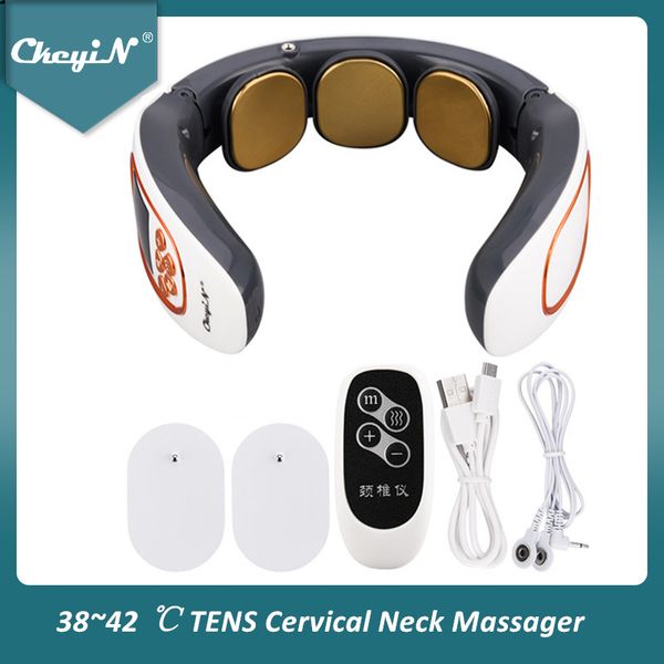 electric pulse neck massager tens cervical massager pain relief relaxation therapy shoulder deep tissue massage remote control
electric pulse neck massager tens cervical massager pain relief relaxation therapy shoulder deep tissue massage remote control