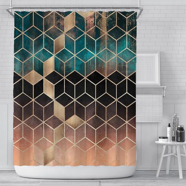 180x200cm 3d geometric marble printing bathroom shower curtain polyester waterproof home decoration with hook curtains
180x200cm 3d geometric marble printing bathroom shower curtain polyester waterproof home decoration with hook curtains