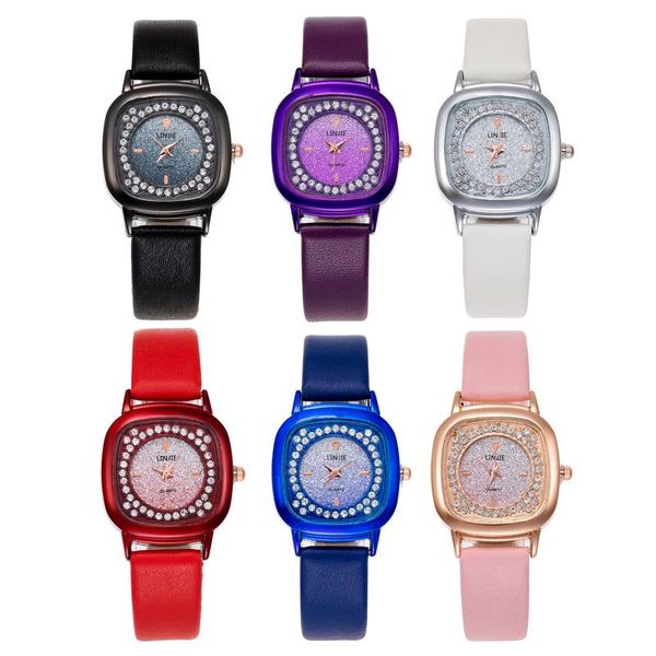wristwatches 2021 ladies watch luxury women rhinestone square watches leather quartz wristwatch female clock kol saati, Slivery;brown
wristwatches 2021 ladies watch luxury women rhinestone square watches leather quartz wristwatch female clock kol saati, Slivery;brown