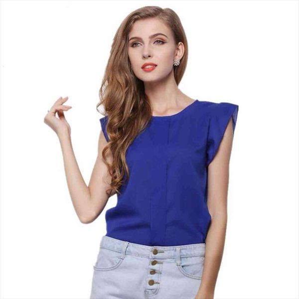 summer chiffon hollow out womens shirts fashion short petal sleeve casual, White
summer chiffon hollow out womens shirts fashion short petal sleeve casual, White