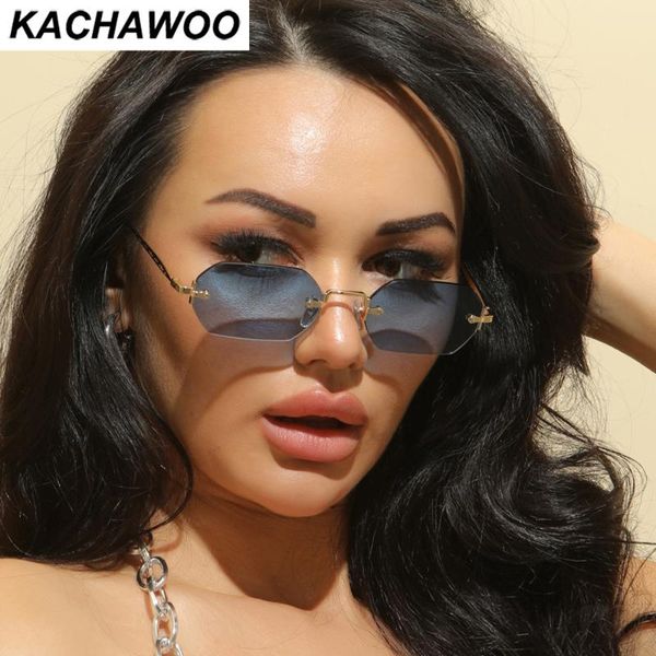 sunglasses kachawoo polygonal vintage rimless metal female male sun glasses small rectangle frame blue grey european, White;black
sunglasses kachawoo polygonal vintage rimless metal female male sun glasses small rectangle frame blue grey european, White;black