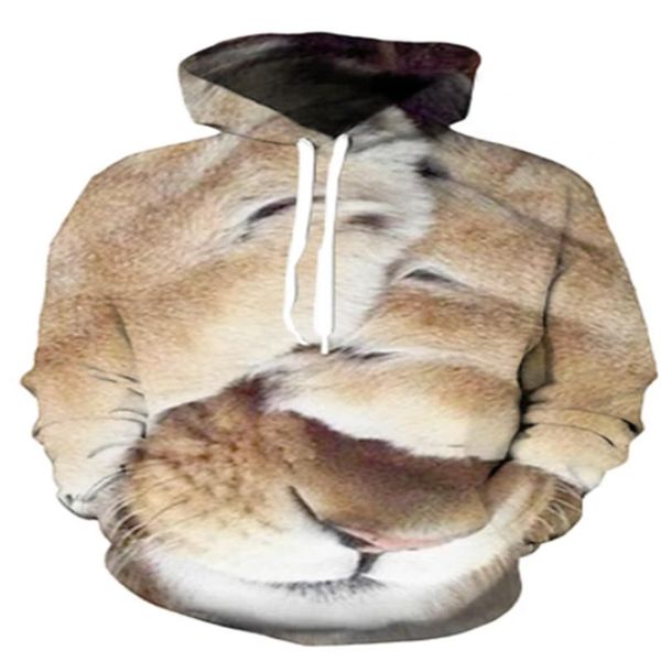 men's hoodies & sweatshirts 2021 spring and autumn 3d lion hoodie animal sweatshirt funny printing cool streetwear, Black
men's hoodies & sweatshirts 2021 spring and autumn 3d lion hoodie animal sweatshirt funny printing cool streetwear, Black