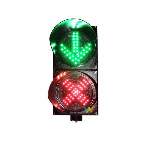 vertically installation ac85-265v 200mm red cross green arrow traffic signal light for sale
vertically installation ac85-265v 200mm red cross green arrow traffic signal light for sale