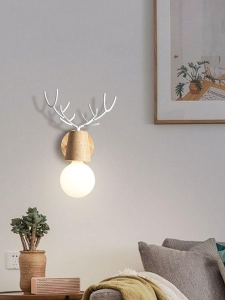 wall lamp nordic adjustable led lights white/golden cartoon deer antlers bedroom reading sconce mounted children room e27
wall lamp nordic adjustable led lights white/golden cartoon deer antlers bedroom reading sconce mounted children room e27