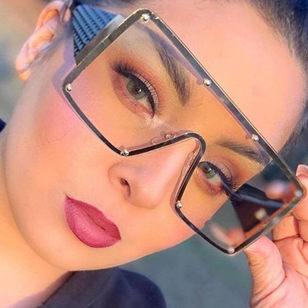 sunglasses vintage oversized square men women brand designer flat fashion one piece lens sun glasses for female shades, White;black
sunglasses vintage oversized square men women brand designer flat fashion one piece lens sun glasses for female shades, White;black