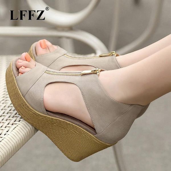 dress shoes 2021 women wedge sandals summer slippers slides platform wedges vintage high heel zippers sandalias mujer, Black
dress shoes 2021 women wedge sandals summer slippers slides platform wedges vintage high heel zippers sandalias mujer, Black