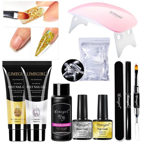 limegirl manicure set for poly nail gel extension kit builder brush soak off quick building finger art clear camoufla kits
limegirl manicure set for poly nail gel extension kit builder brush soak off quick building finger art clear camoufla kits
