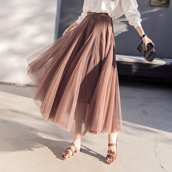 skirts plus 3xl mesh skirt for women spring high waist tutu tulle long female midi pleated wedding faldas mujer saias jupe, Black
skirts plus 3xl mesh skirt for women spring high waist tutu tulle long female midi pleated wedding faldas mujer saias jupe, Black