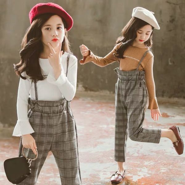 Girls Clothing Sets Autumn Winter Kids Long Sleeve Shirts + Rompers Pants Suits Children Baby Girl Clothes 7 8 9 10 12 13 Year
Girls Clothing Sets Autumn Winter Kids Long Sleeve Shirts + Rompers Pants Suits Children Baby Girl Clothes 7 8 9 10 12 13 Year