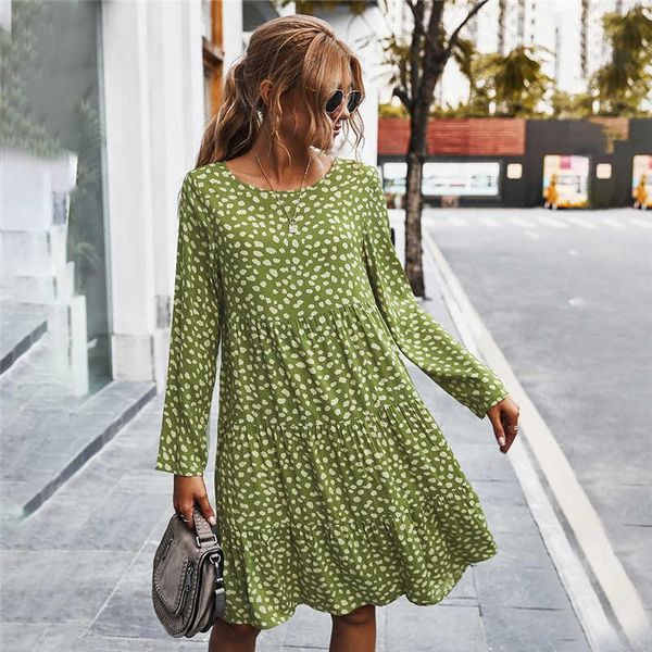 casual dresses elegant ladies dressed in female printing spring summer loose button the knee line length dress 2021 fashion, Black;gray
casual dresses elegant ladies dressed in female printing spring summer loose button the knee line length dress 2021 fashion, Black;gray