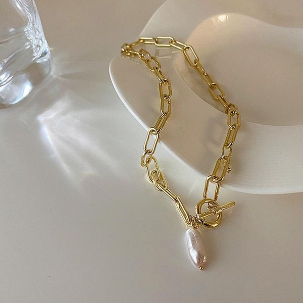 pendant necklaces huge bud baroque pearl necklace gold color plated choker collares designer jewelry luxury for women gift, Silver
pendant necklaces huge bud baroque pearl necklace gold color plated choker collares designer jewelry luxury for women gift, Silver