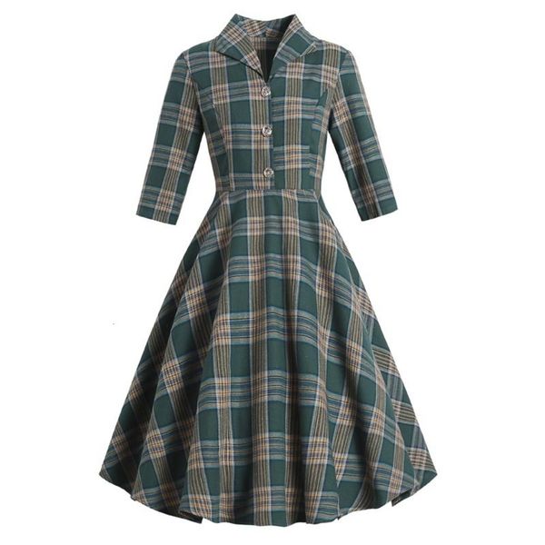 casual dresses autumn winter lapel 3 / 4 sleeve plaid slim fit hepburn style swing drs, Black;gray
casual dresses autumn winter lapel 3 / 4 sleeve plaid slim fit hepburn style swing drs, Black;gray