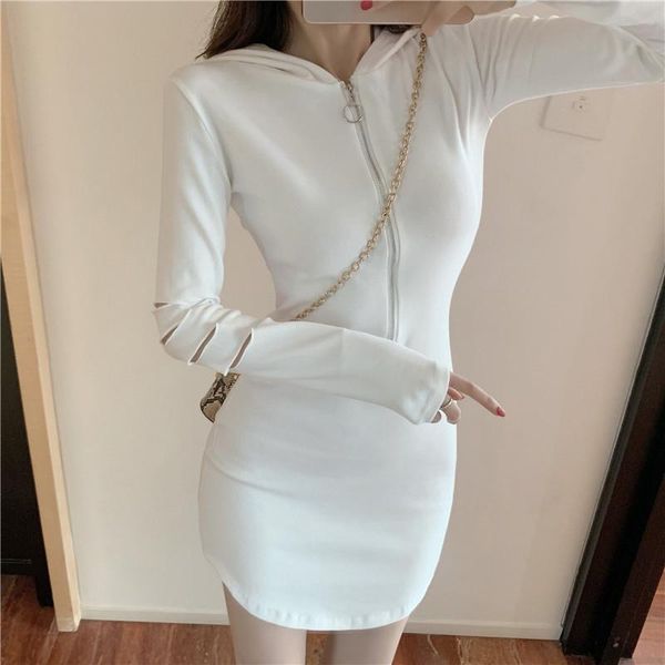 casual dresses 2021 autumn korean dress chic long-sleeved hooded sleeves cut knitted one piece fashion women's clothing y2k, Black;gray
casual dresses 2021 autumn korean dress chic long-sleeved hooded sleeves cut knitted one piece fashion women's clothing y2k, Black;gray