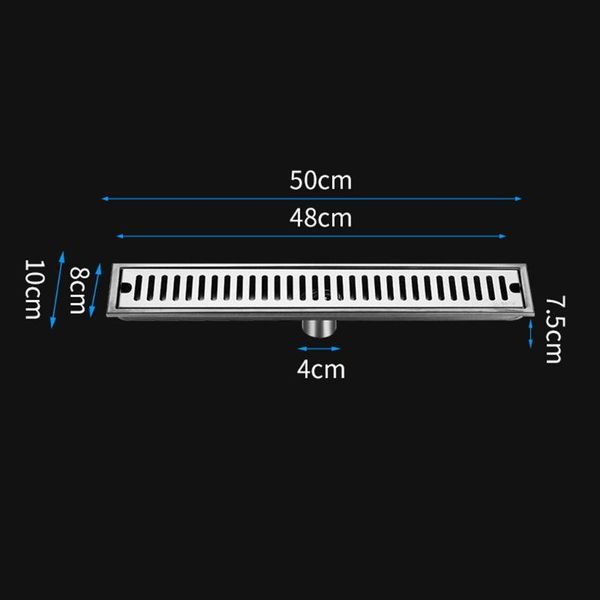 other bath & toilet supplies m17d 1set 304 stainless steel floor drain bathroom shower long drainage square large drains cover
other bath & toilet supplies m17d 1set 304 stainless steel floor drain bathroom shower long drainage square large drains cover