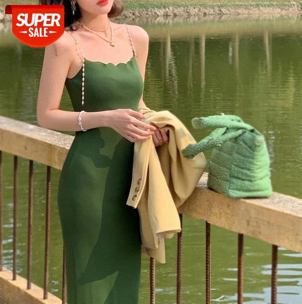 jiuwugang style retro women's square neck pearl suspender skirt tight-fitting slim knit dress #kl8z, Black;gray
jiuwugang style retro women's square neck pearl suspender skirt tight-fitting slim knit dress #kl8z, Black;gray