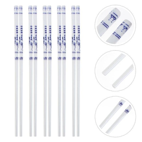 pairs blue and white porcelain chopsticks ceramic long chinese tableware for home restaurant (random pattern)
pairs blue and white porcelain chopsticks ceramic long chinese tableware for home restaurant (random pattern)