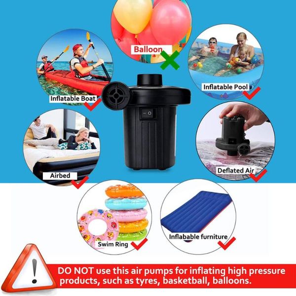 inflatable pump air electric mattress camping compressor portable inflator for home use eu us uk plug
inflatable pump air electric mattress camping compressor portable inflator for home use eu us uk plug
