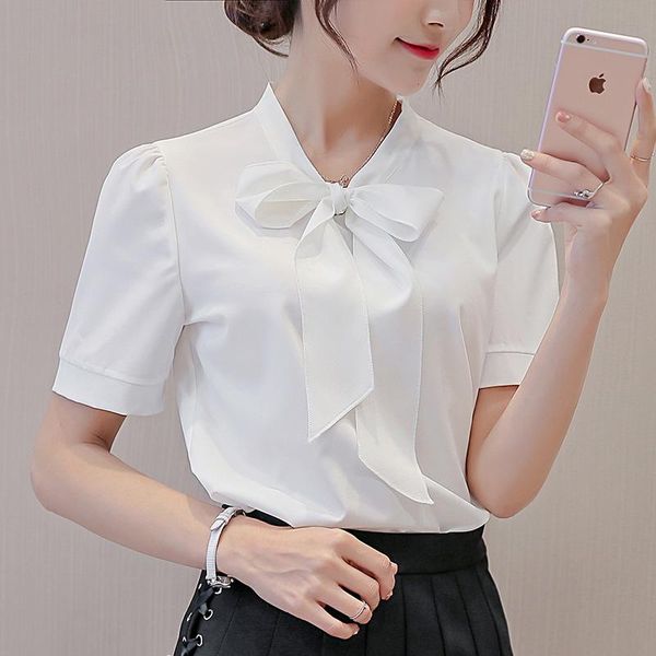fashion blouses for women summer womens short sleeve casual chiffon blouse female work wear solid pink office lady shirts women's &, White
fashion blouses for women summer womens short sleeve casual chiffon blouse female work wear solid pink office lady shirts women's &, White