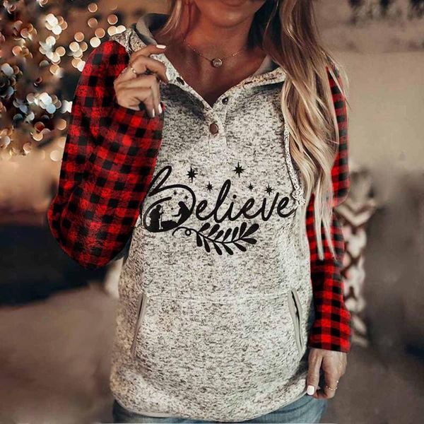christmas clothes oversized hoodie women sweatshirt hooded 2021 fashion cartoon red plaid printed hoodies sudaderas women's & sweatshir, Black
christmas clothes oversized hoodie women sweatshirt hooded 2021 fashion cartoon red plaid printed hoodies sudaderas women's & sweatshir, Black