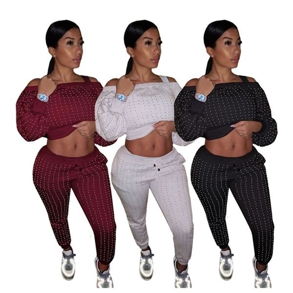 2021 new style women 2 piece set sequin off shoulder long sleeve crop sport pants active wear outfit mujer wholesale dropshipping vmcy, Gray
2021 new style women 2 piece set sequin off shoulder long sleeve crop sport pants active wear outfit mujer wholesale dropshipping vmcy, Gray