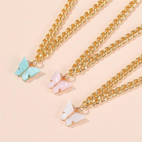 korean fashion necklace small fresh color butterfly clavicle chain women's summer style simple pendant necklaces, Silver
korean fashion necklace small fresh color butterfly clavicle chain women's summer style simple pendant necklaces, Silver