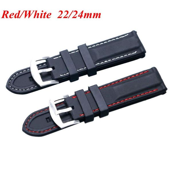 watch bands 22mm 24mm black silicone strap band military wristwatch replacement red line stitching waterproof, Black;brown
watch bands 22mm 24mm black silicone strap band military wristwatch replacement red line stitching waterproof, Black;brown