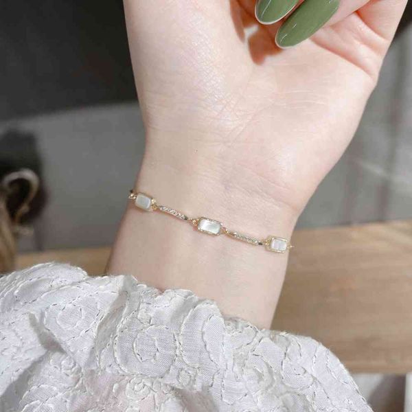 bracelet zhirui version of the new simple niche hand accessories, versatile gold-plated pull bracelet, zircon temperament bracelet, Golden;silver
bracelet zhirui version of the new simple niche hand accessories, versatile gold-plated pull bracelet, zircon temperament bracelet, Golden;silver