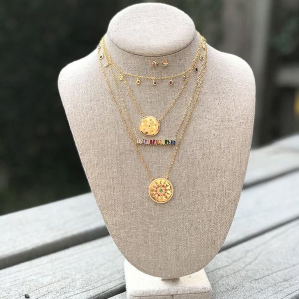 pendant necklaces 2021 gold filled multi color eternity band delicate rainbow cz jewelry cute girl women stargazing dainty necklace, Silver
pendant necklaces 2021 gold filled multi color eternity band delicate rainbow cz jewelry cute girl women stargazing dainty necklace, Silver